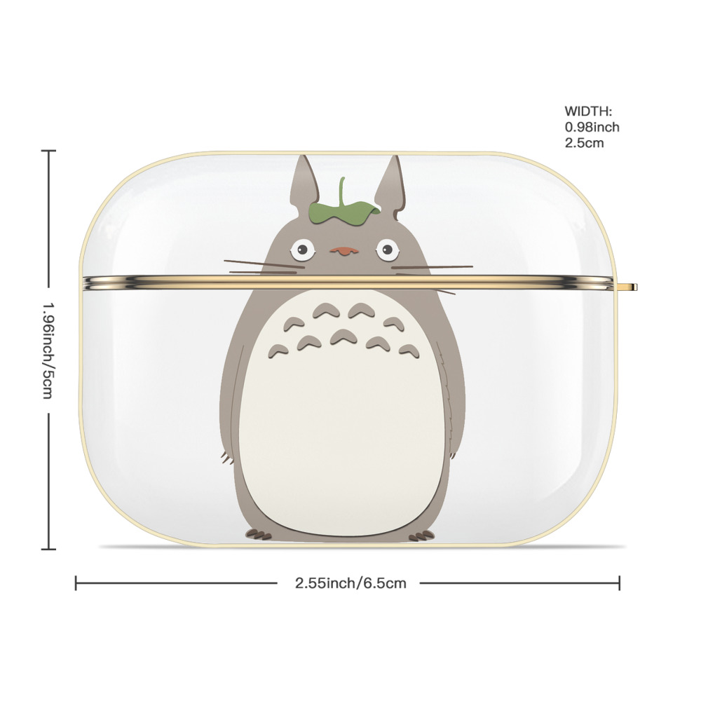 となりのトトロ 草壁メイ 草壁サツキ My Neighbor Totoro Satsuki Kusakabe Mei Kusakabe 【AirPods Pro用】ハードシェル保護ケース｜耐衝撃・防指紋・カラビナ付き商品仕様