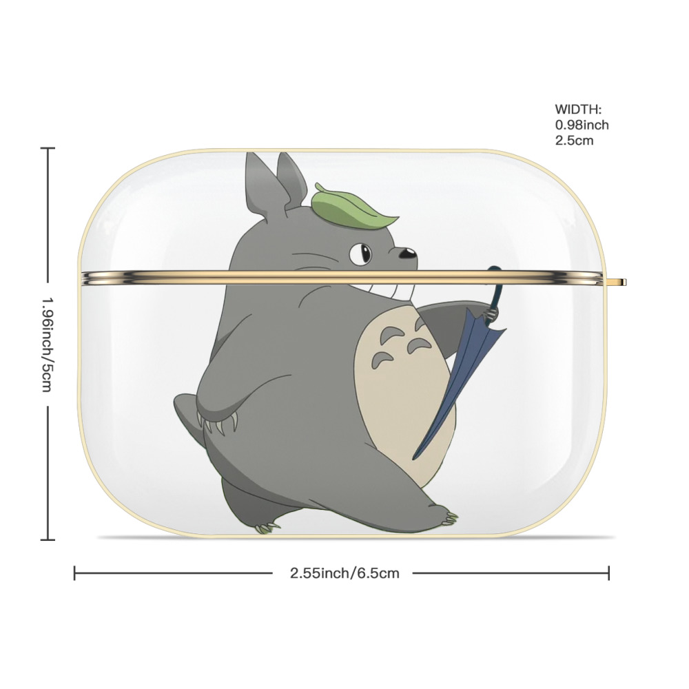 となりのトトロ 草壁メイ 草壁サツキ My Neighbor Totoro Satsuki Kusakabe Mei Kusakabe 【AirPods Pro用】ハードシェル保護ケース｜耐衝撃・防指紋・カラビナ付き商品仕様