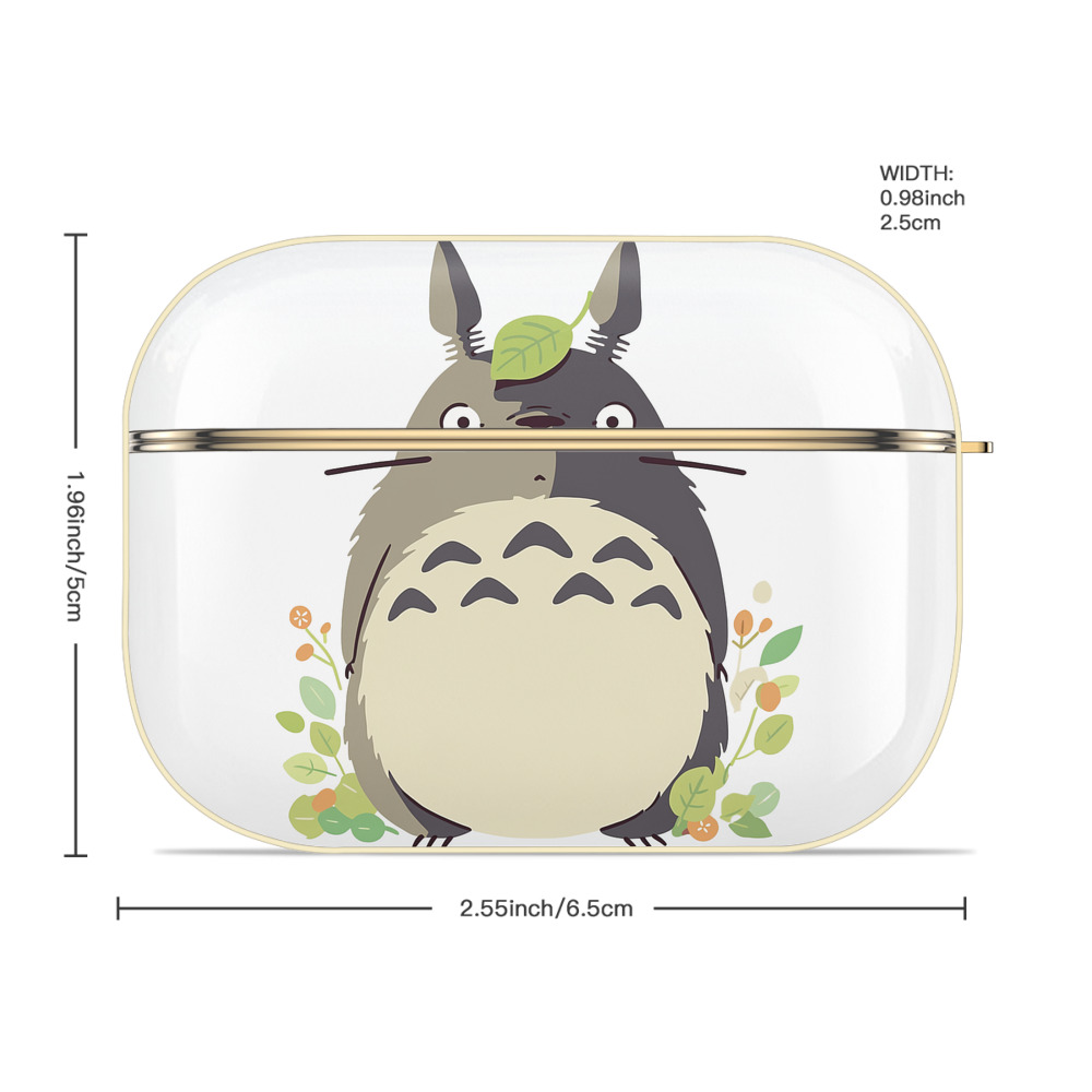 となりのトトロ 草壁メイ 草壁サツキ My Neighbor Totoro Satsuki Kusakabe Mei Kusakabe 【AirPods Pro用】ハードシェル保護ケース｜耐衝撃・防指紋・カラビナ付き商品仕様