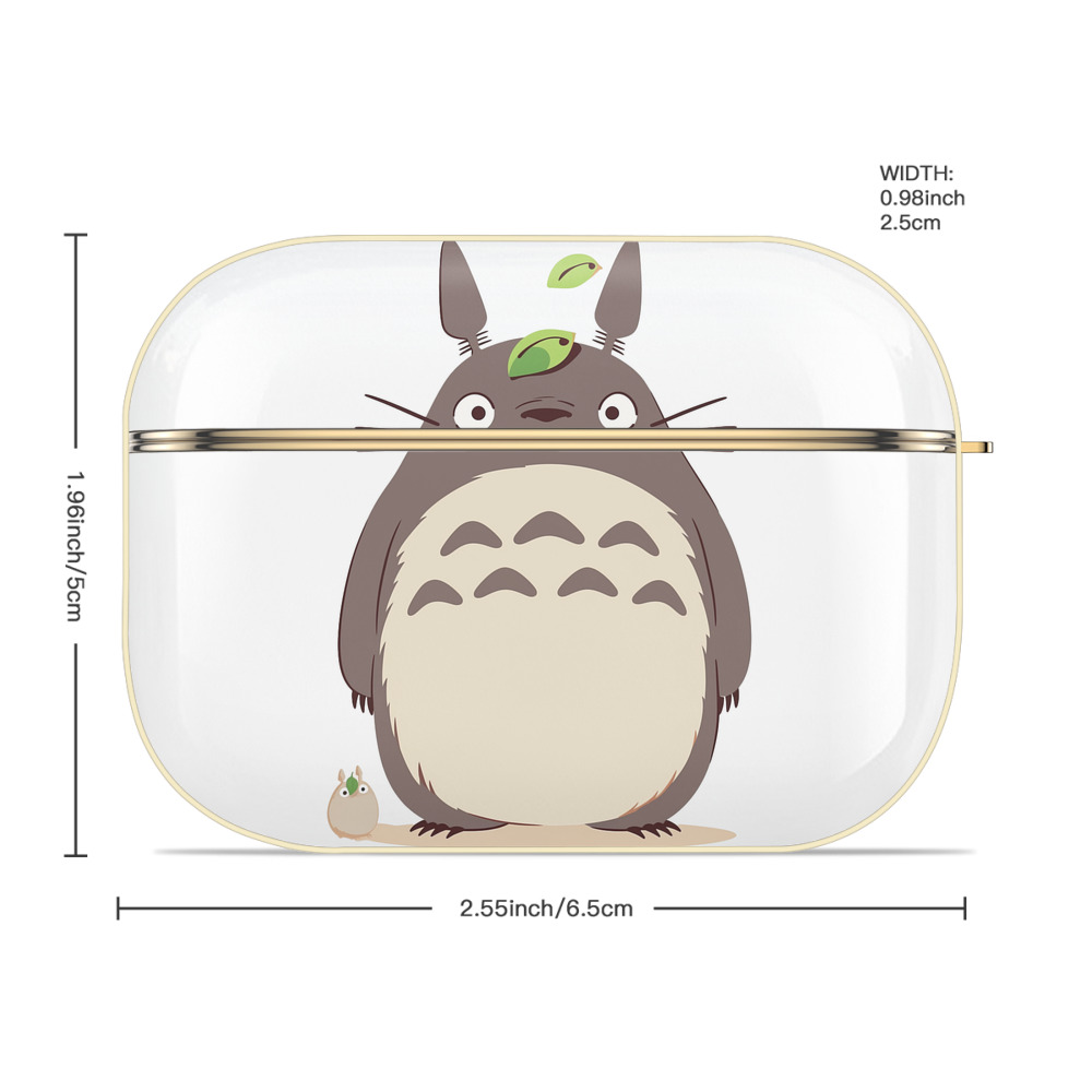 となりのトトロ 草壁メイ 草壁サツキ My Neighbor Totoro Satsuki Kusakabe Mei Kusakabe 【AirPods Pro用】ハードシェル保護ケース｜耐衝撃・防指紋・カラビナ付き商品仕様