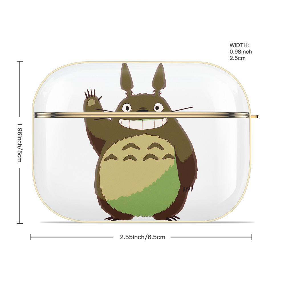 となりのトトロ 草壁メイ 草壁サツキ My Neighbor Totoro Satsuki Kusakabe Mei Kusakabe 【AirPods Pro用】ハードシェル保護ケース｜耐衝撃・防指紋・カラビナ付き商品仕様