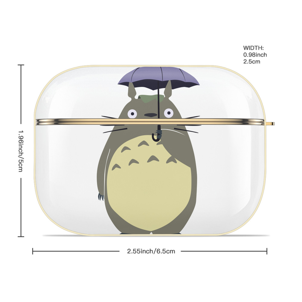 となりのトトロ 草壁メイ 草壁サツキ My Neighbor Totoro Satsuki Kusakabe Mei Kusakabe 【AirPods Pro用】ハードシェル保護ケース｜耐衝撃・防指紋・カラビナ付き商品仕様