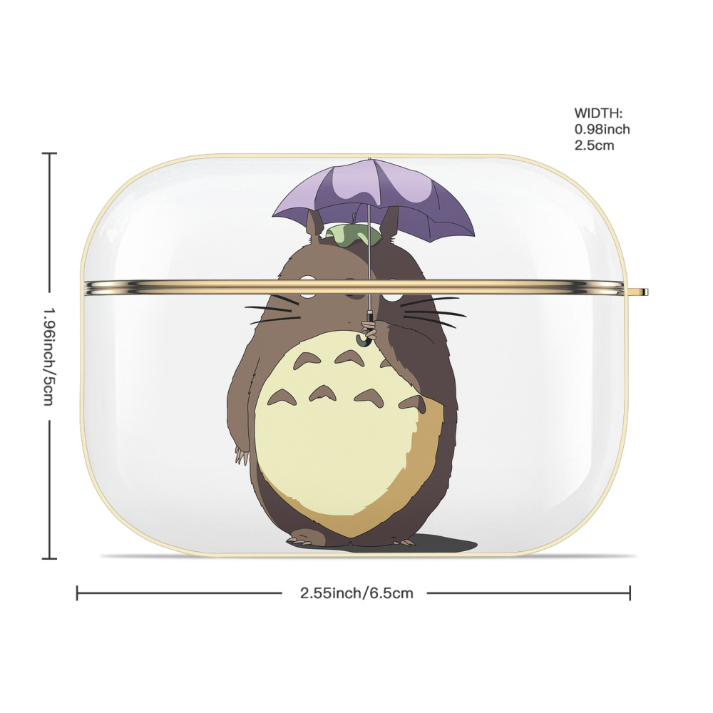 となりのトトロ 草壁メイ 草壁サツキ My Neighbor Totoro Satsuki Kusakabe Mei Kusakabe 【AirPods Pro用】ハードシェル保護ケース｜耐衝撃・防指紋・カラビナ付き商品仕様