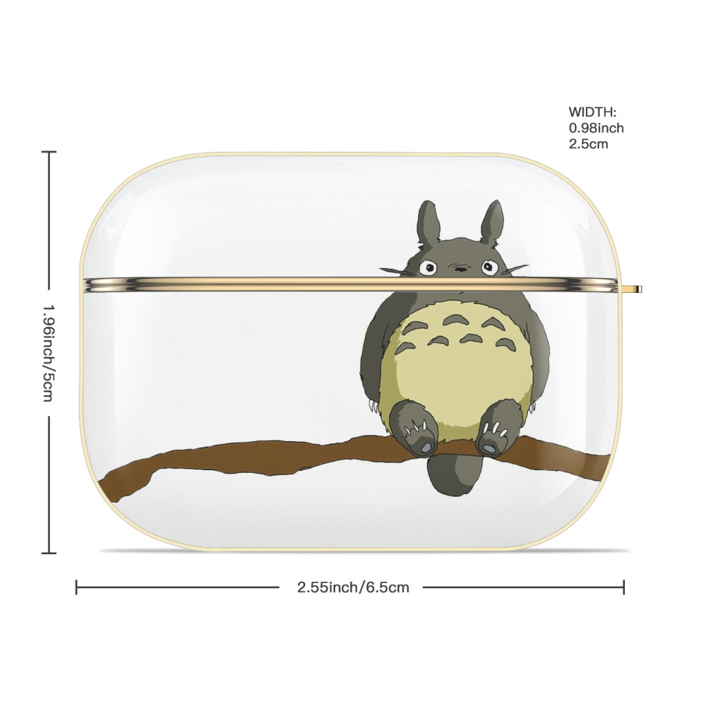 となりのトトロ 草壁メイ 草壁サツキ My Neighbor Totoro Satsuki Kusakabe Mei Kusakabe 【AirPods Pro用】ハードシェル保護ケース｜耐衝撃・防指紋・カラビナ付き商品仕様