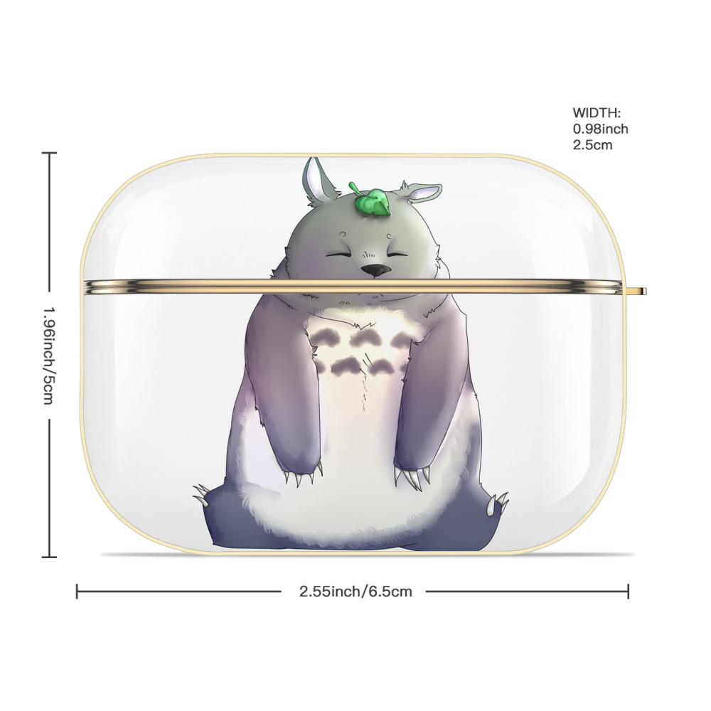 となりのトトロ 草壁メイ 草壁サツキ My Neighbor Totoro Satsuki Kusakabe Mei Kusakabe 【AirPods Pro用】ハードシェル保護ケース｜耐衝撃・防指紋・カラビナ付き商品仕様