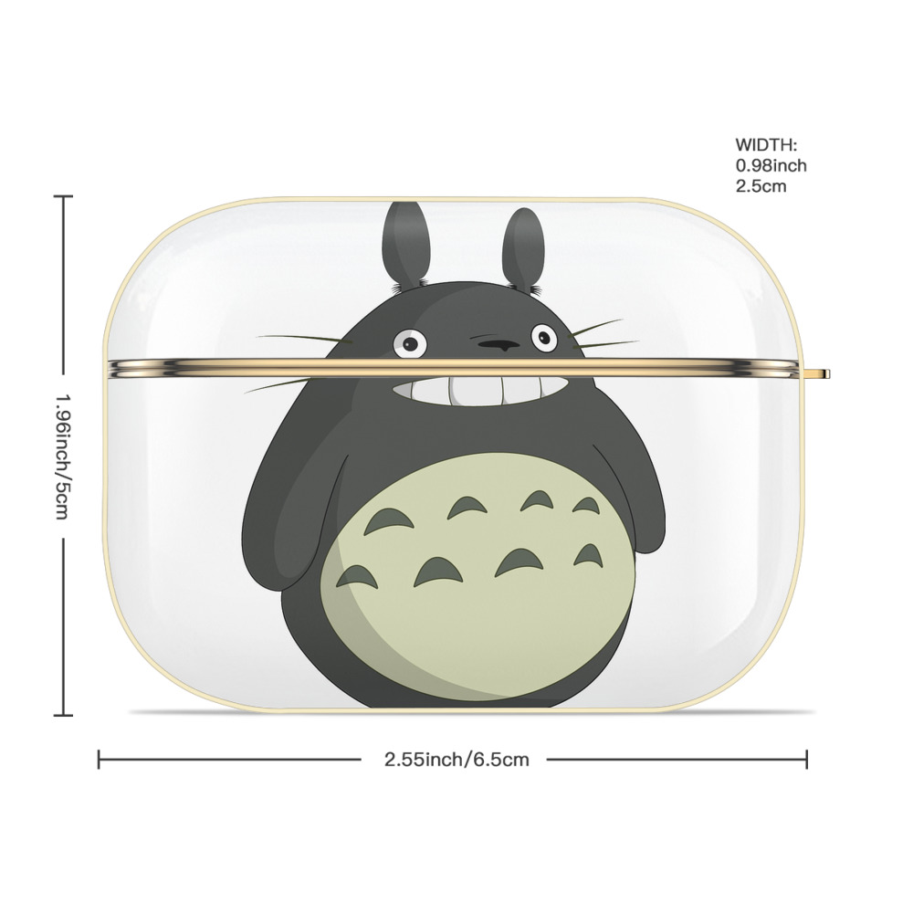 となりのトトロ 草壁メイ 草壁サツキ My Neighbor Totoro Satsuki Kusakabe Mei Kusakabe 【AirPods Pro用】ハードシェル保護ケース｜耐衝撃・防指紋・カラビナ付き商品仕様