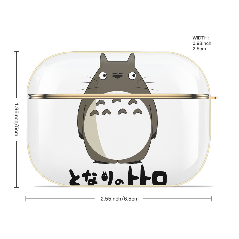 となりのトトロ 草壁メイ 草壁サツキ My Neighbor Totoro Satsuki Kusakabe Mei Kusakabe 【AirPods Pro用】ハードシェル保護ケース｜耐衝撃・防指紋・カラビナ付き商品仕様