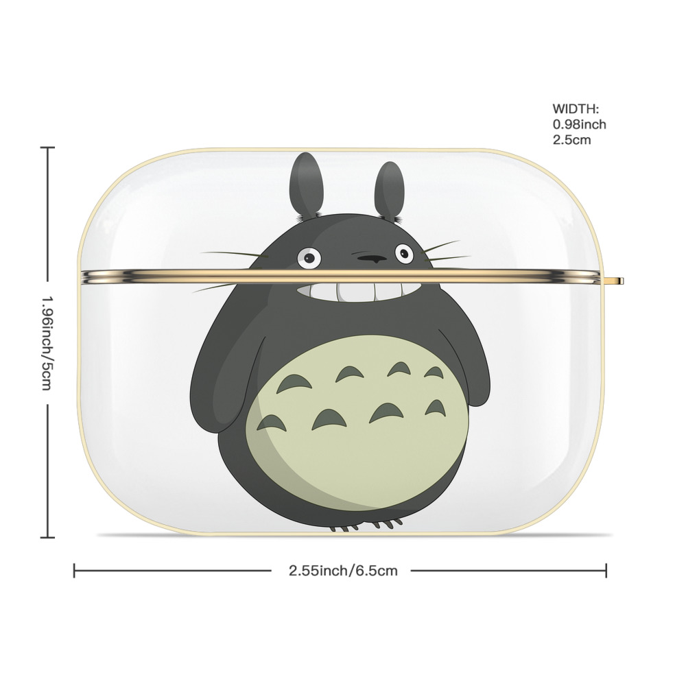 となりのトトロ 草壁メイ 草壁サツキ My Neighbor Totoro Satsuki Kusakabe Mei Kusakabe 【AirPods Pro用】ハードシェル保護ケース｜耐衝撃・防指紋・カラビナ付き商品仕様