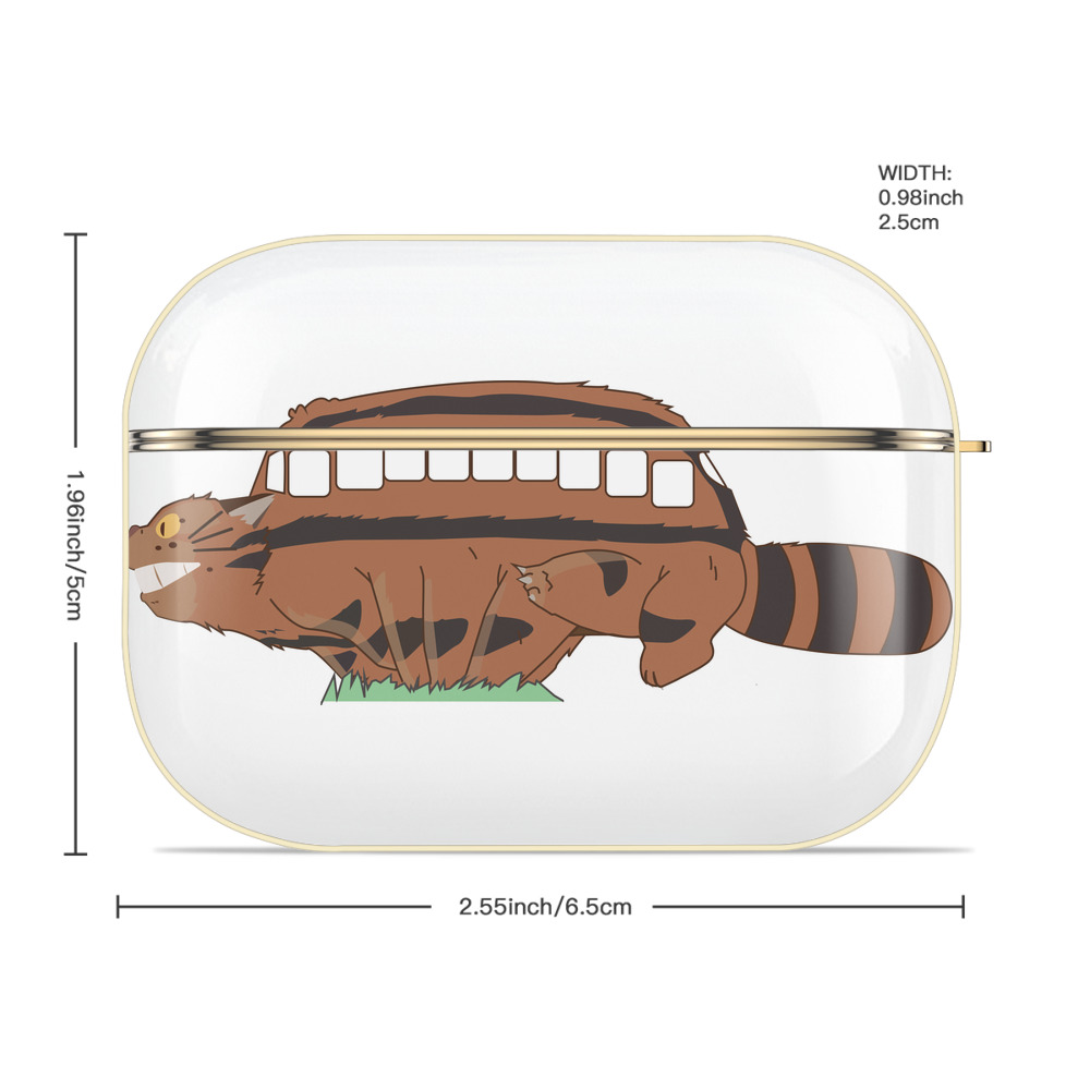 となりのトトロ 草壁メイ 草壁サツキ My Neighbor Totoro Satsuki Kusakabe Mei Kusakabe 【AirPods Pro用】ハードシェル保護ケース｜耐衝撃・防指紋・カラビナ付き商品仕様