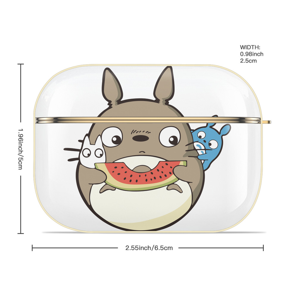 となりのトトロ 草壁メイ 草壁サツキ My Neighbor Totoro Satsuki Kusakabe Mei Kusakabe 【AirPods Pro用】ハードシェル保護ケース｜耐衝撃・防指紋・カラビナ付き商品仕様