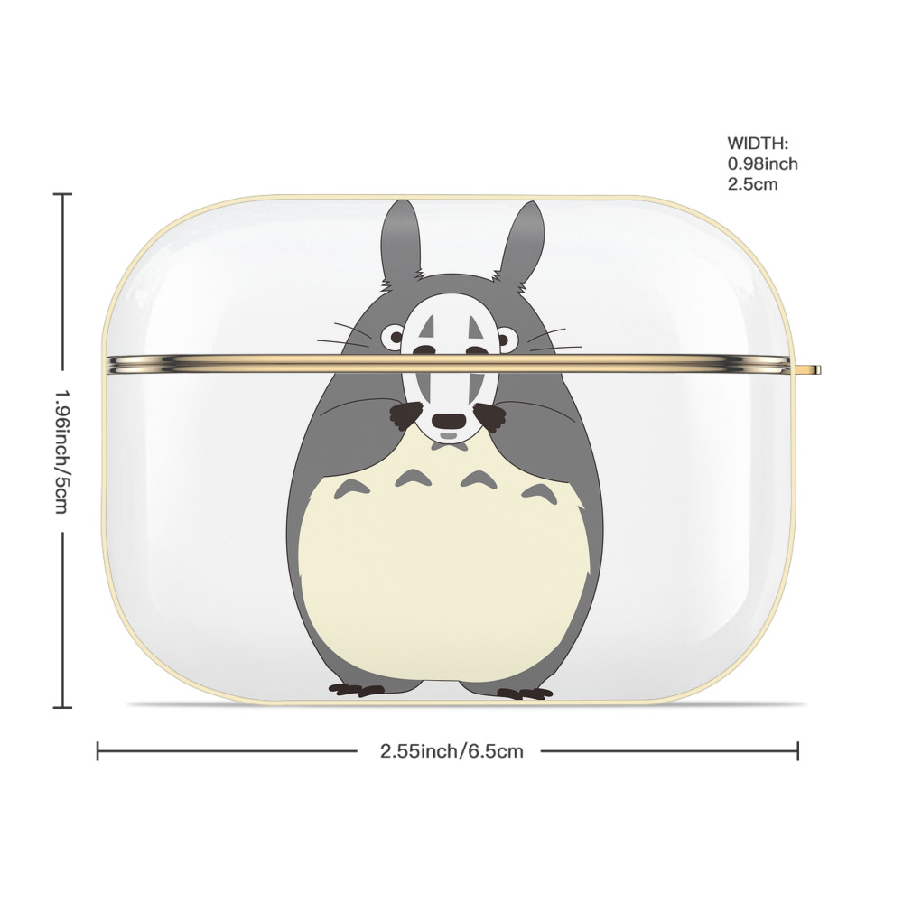 となりのトトロ 草壁メイ 草壁サツキ My Neighbor Totoro Satsuki Kusakabe Mei Kusakabe 【AirPods Pro用】ハードシェル保護ケース｜耐衝撃・防指紋・カラビナ付き商品仕様