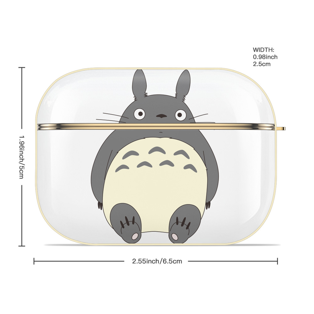 となりのトトロ 草壁メイ 草壁サツキ My Neighbor Totoro Satsuki Kusakabe Mei Kusakabe 【AirPods Pro用】ハードシェル保護ケース｜耐衝撃・防指紋・カラビナ付き商品仕様