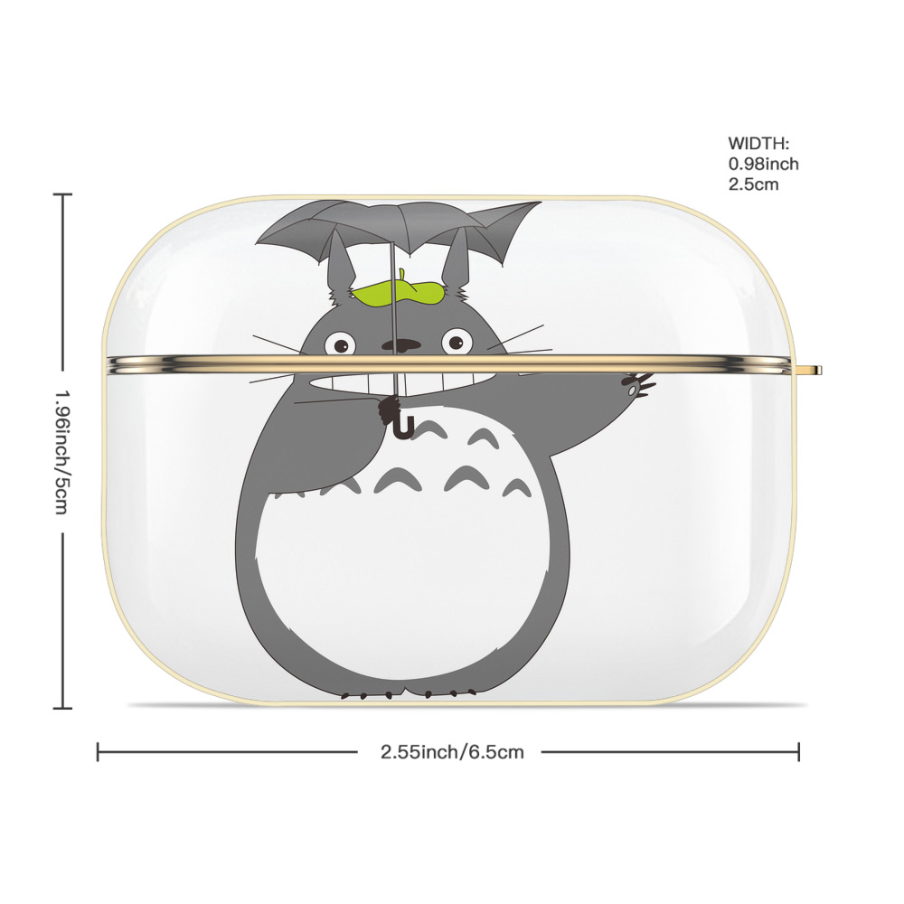 となりのトトロ 草壁メイ 草壁サツキ My Neighbor Totoro Satsuki Kusakabe Mei Kusakabe 【AirPods Pro用】ハードシェル保護ケース｜耐衝撃・防指紋・カラビナ付き商品仕様