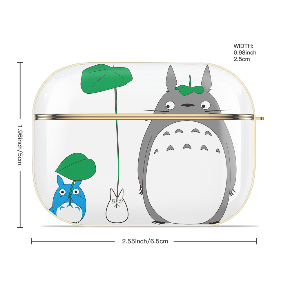 となりのトトロ 草壁メイ 草壁サツキ My Neighbor Totoro Satsuki Kusakabe Mei Kusakabe 【AirPods Pro用】ハードシェル保護ケース｜耐衝撃・防指紋・カラビナ付き商品仕様