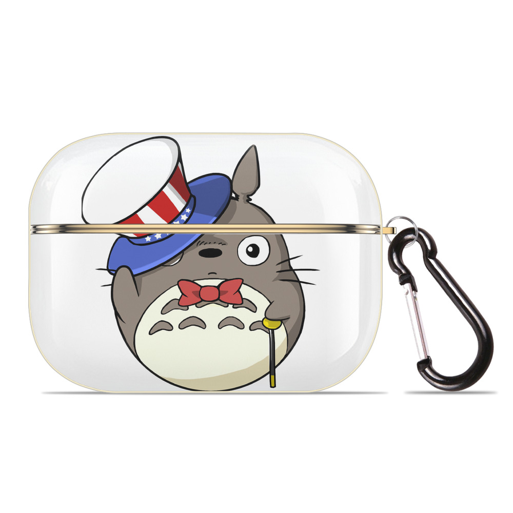 （画像用） となりのトトロ 草壁メイ 草壁サツキ My Neighbor Totoro Satsuki Kusakabe Mei Kusakabe 【AirPods Pro用】ハードシェル保護ケース｜耐衝撃・防指紋・カラビナ付き商品仕様