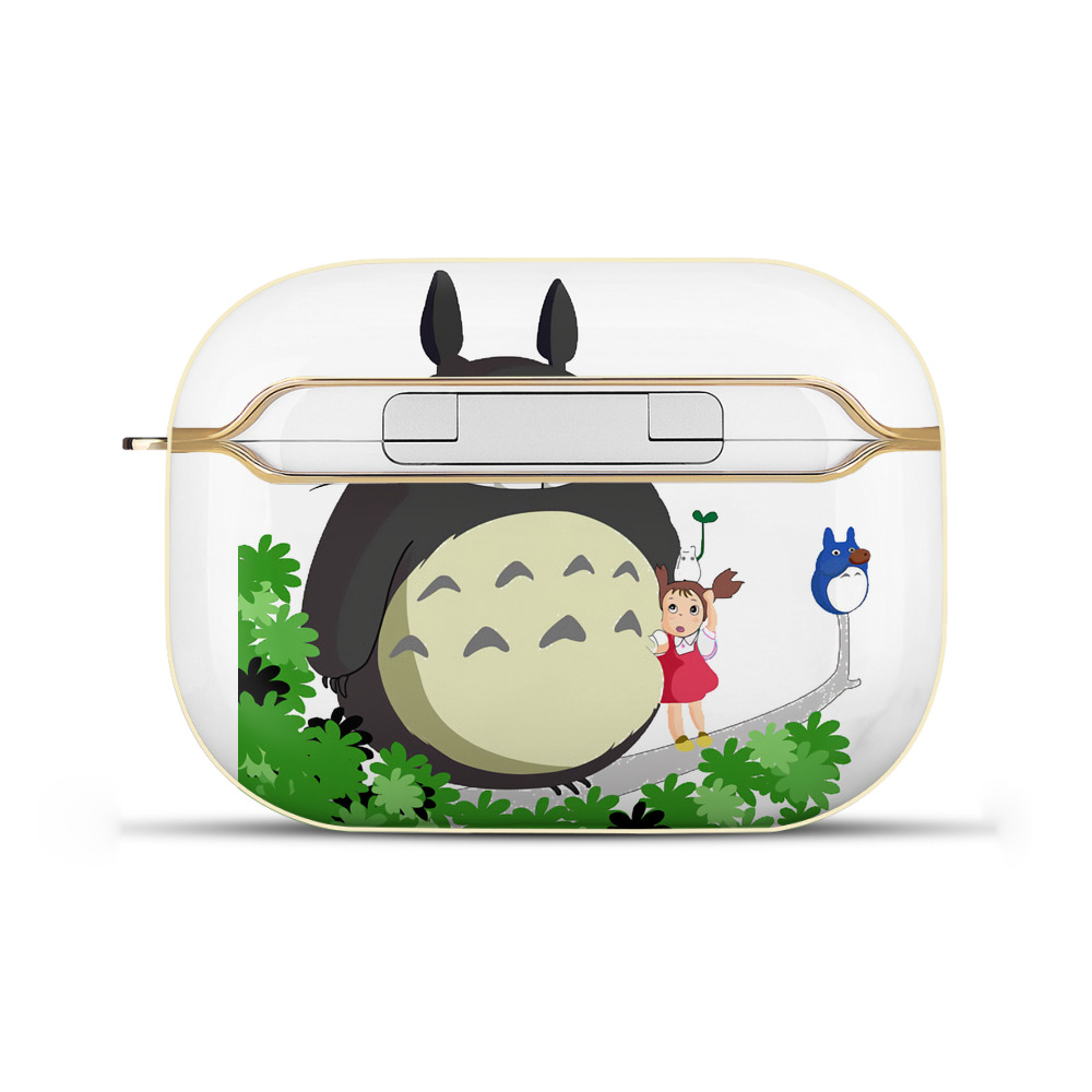 （画像用） となりのトトロ 草壁メイ 草壁サツキ My Neighbor Totoro Satsuki Kusakabe Mei Kusakabe 【AirPods Pro用】ハードシェル保護ケース｜耐衝撃・防指紋・カラビナ付き商品仕様