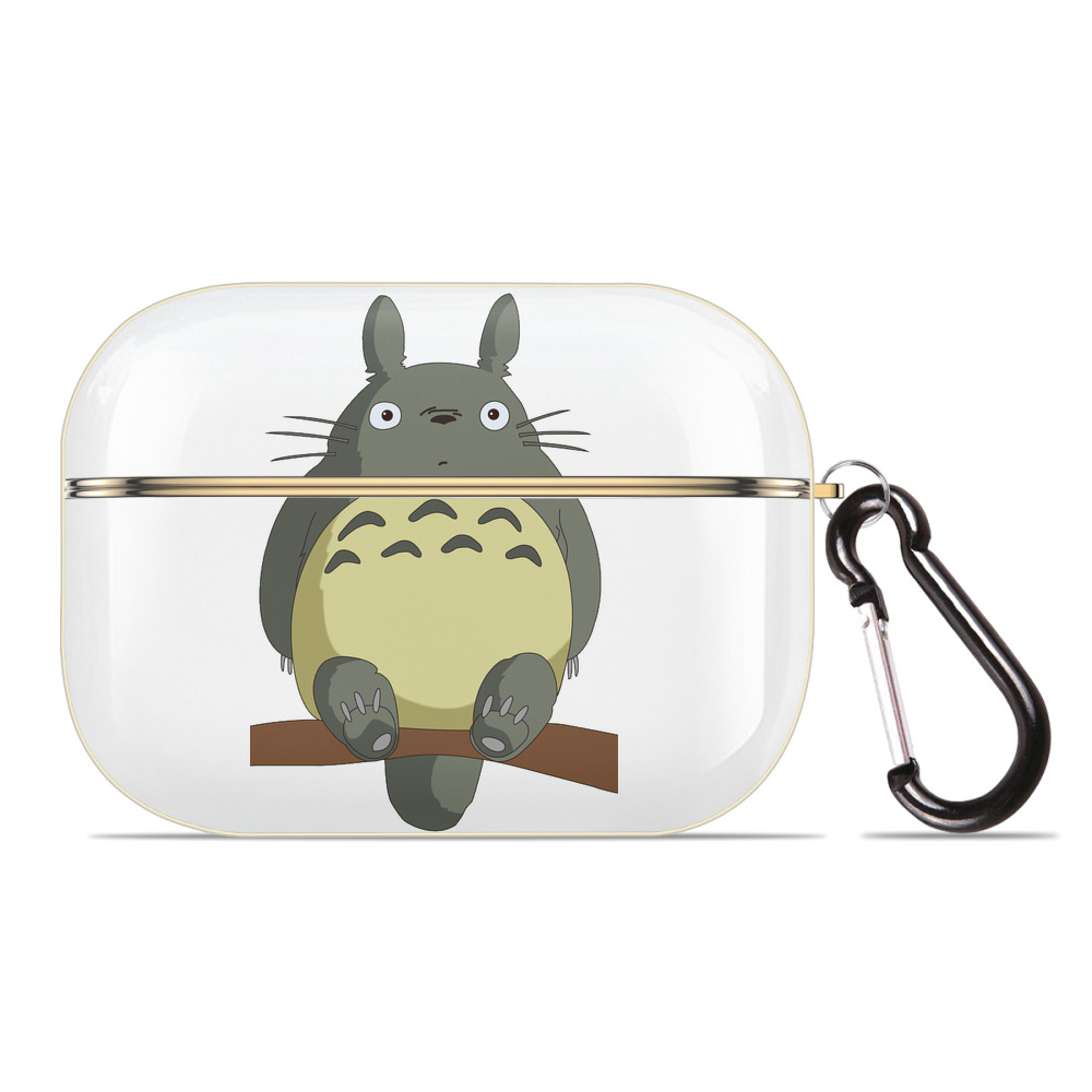 （画像用） となりのトトロ 草壁メイ 草壁サツキ My Neighbor Totoro Satsuki Kusakabe Mei Kusakabe 【AirPods Pro用】ハードシェル保護ケース｜耐衝撃・防指紋・カラビナ付き商品仕様