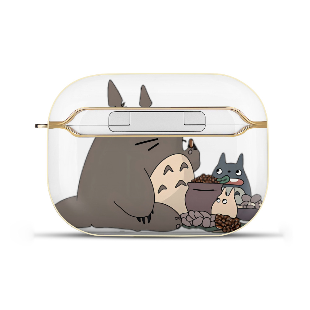 （画像用） となりのトトロ 草壁メイ 草壁サツキ My Neighbor Totoro Satsuki Kusakabe Mei Kusakabe 【AirPods Pro用】ハードシェル保護ケース｜耐衝撃・防指紋・カラビナ付き商品仕様