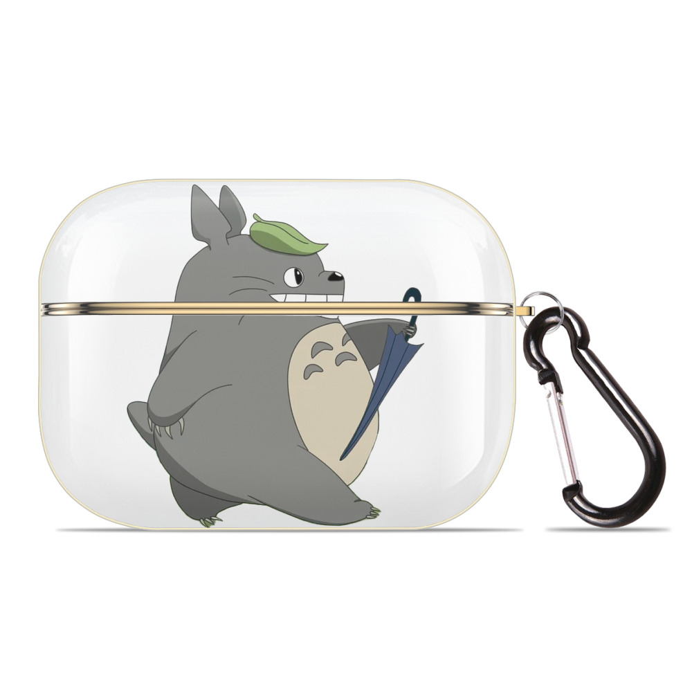 （画像用） となりのトトロ 草壁メイ 草壁サツキ My Neighbor Totoro Satsuki Kusakabe Mei Kusakabe 【AirPods Pro用】ハードシェル保護ケース｜耐衝撃・防指紋・カラビナ付き商品仕様