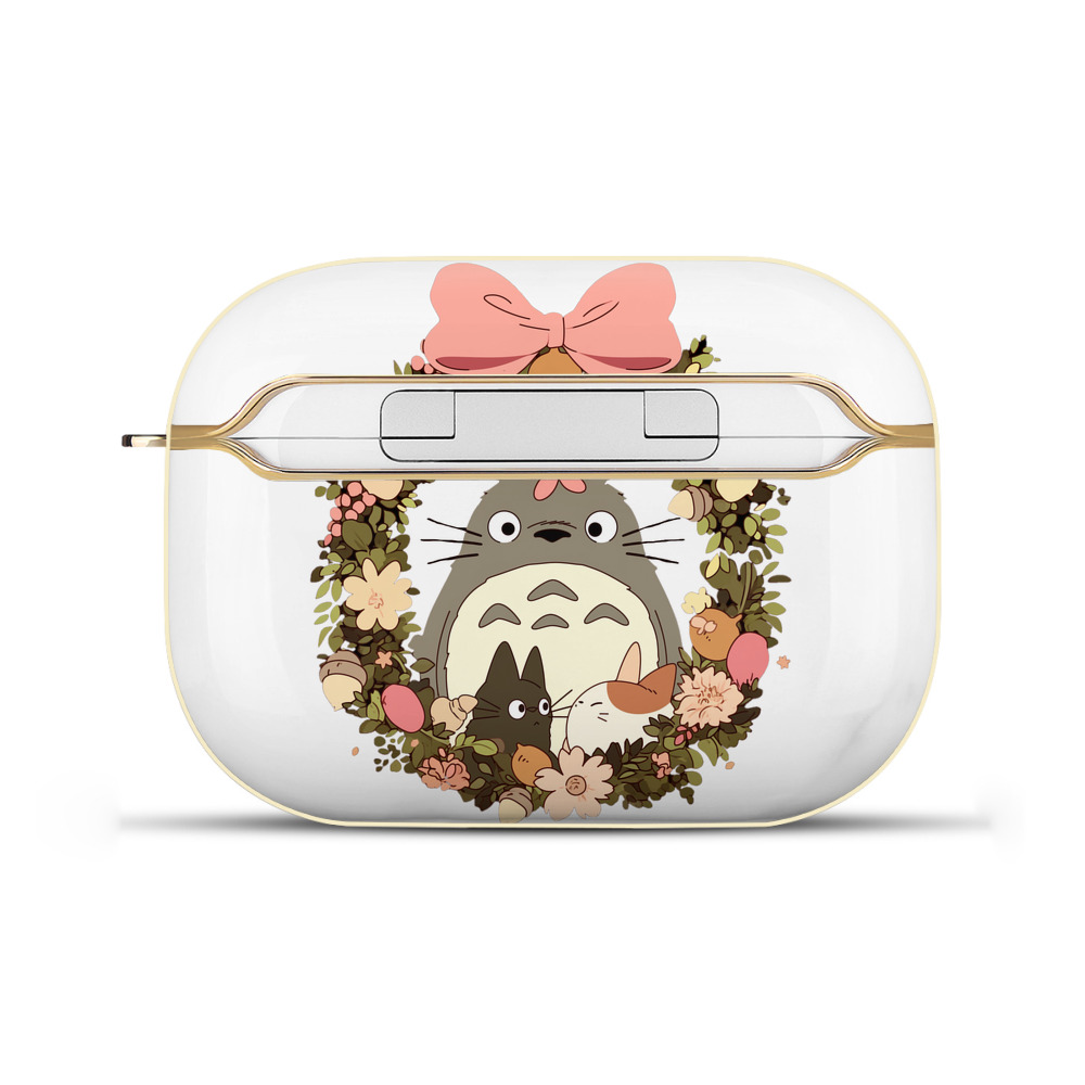 （画像用） となりのトトロ 草壁メイ 草壁サツキ My Neighbor Totoro Satsuki Kusakabe Mei Kusakabe 【AirPods Pro用】ハードシェル保護ケース｜耐衝撃・防指紋・カラビナ付き商品仕様