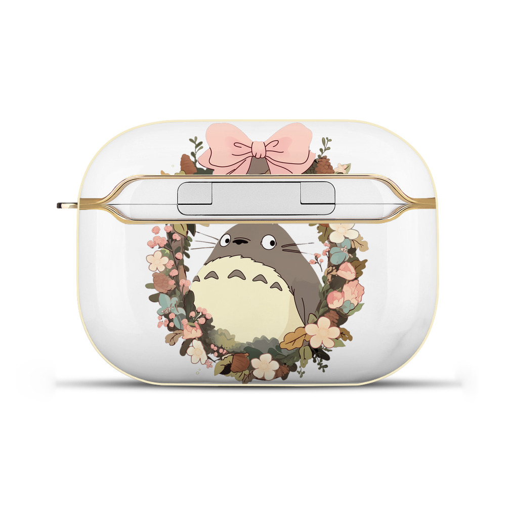 （画像用） となりのトトロ 草壁メイ 草壁サツキ My Neighbor Totoro Satsuki Kusakabe Mei Kusakabe 【AirPods Pro用】ハードシェル保護ケース｜耐衝撃・防指紋・カラビナ付き商品仕様