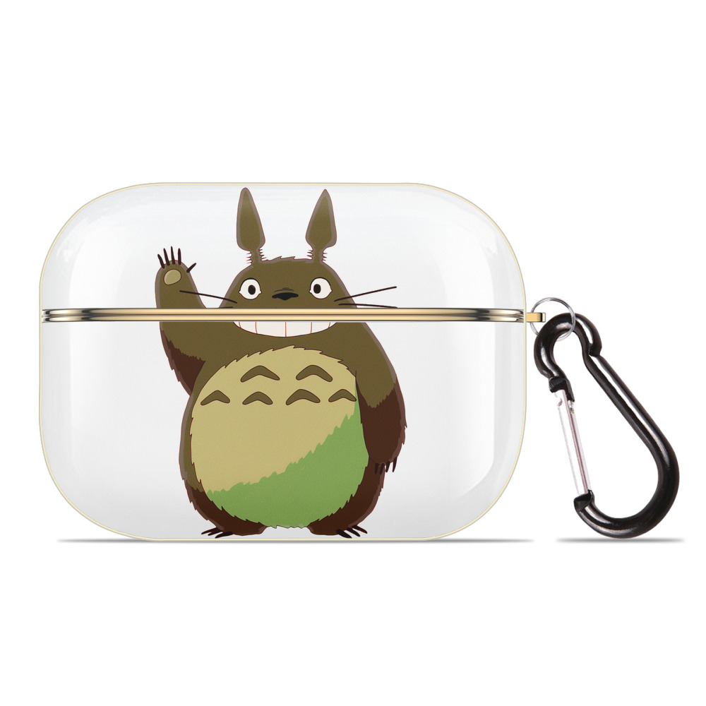 （画像用） となりのトトロ 草壁メイ 草壁サツキ My Neighbor Totoro Satsuki Kusakabe Mei Kusakabe 【AirPods Pro用】ハードシェル保護ケース｜耐衝撃・防指紋・カラビナ付き商品仕様