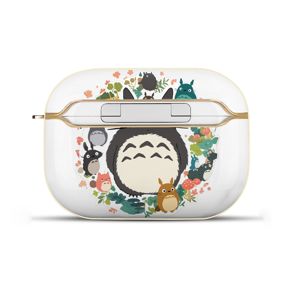 （画像用） となりのトトロ 草壁メイ 草壁サツキ My Neighbor Totoro Satsuki Kusakabe Mei Kusakabe 【AirPods Pro用】ハードシェル保護ケース｜耐衝撃・防指紋・カラビナ付き商品仕様