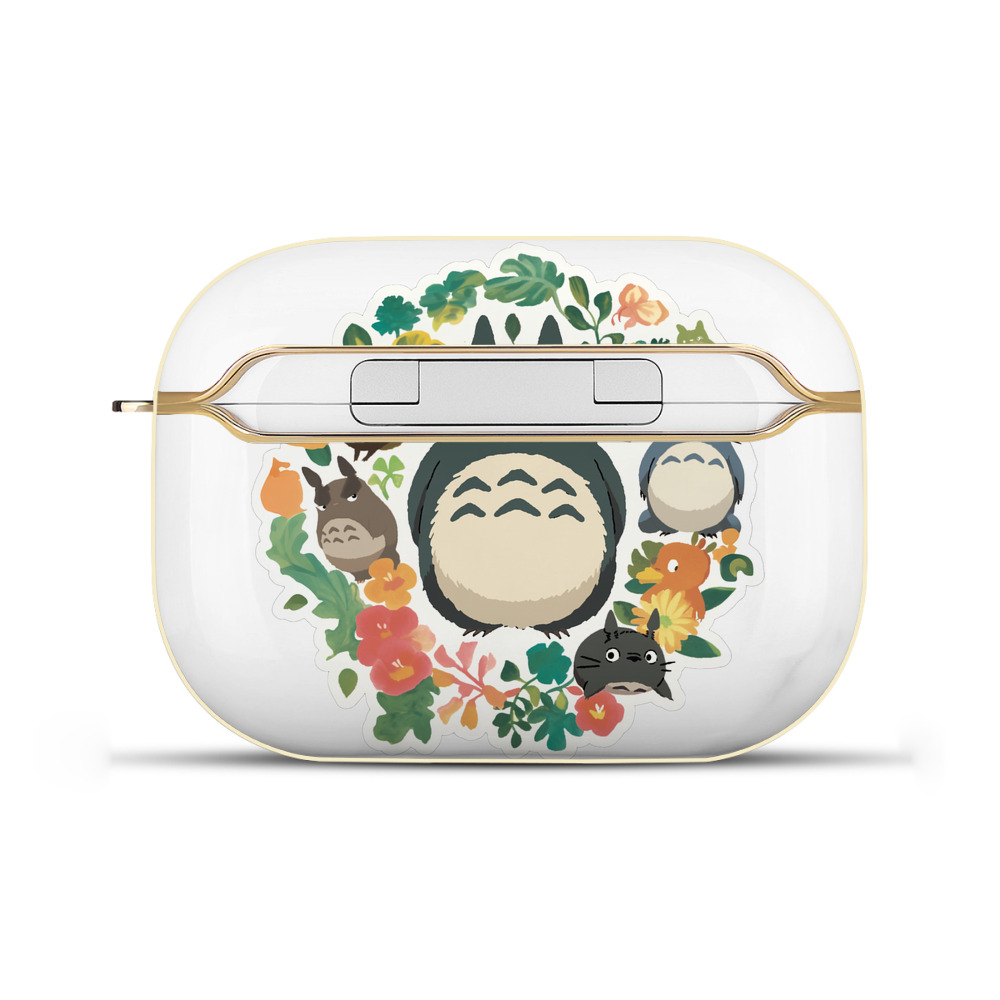 （画像用） となりのトトロ 草壁メイ 草壁サツキ My Neighbor Totoro Satsuki Kusakabe Mei Kusakabe 【AirPods Pro用】ハードシェル保護ケース｜耐衝撃・防指紋・カラビナ付き商品仕様