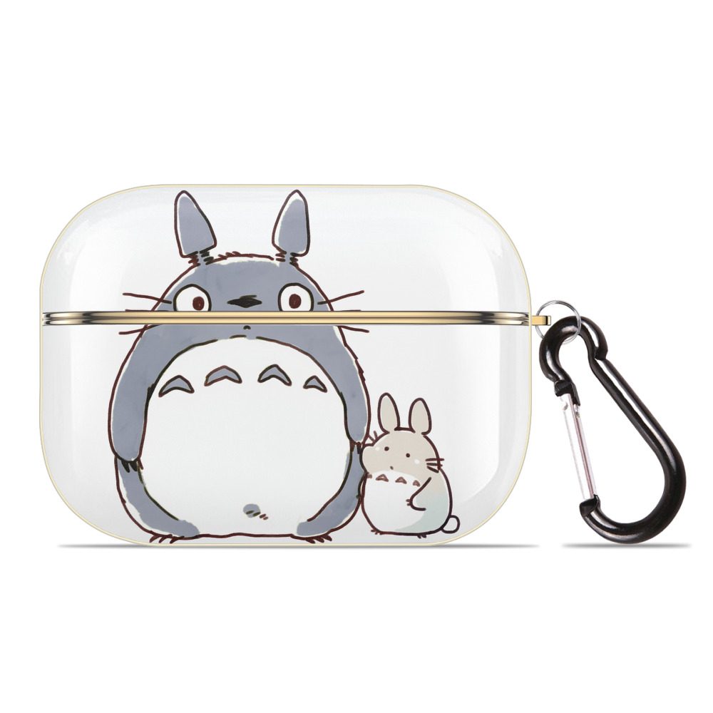 （画像用） となりのトトロ 草壁メイ 草壁サツキ My Neighbor Totoro Satsuki Kusakabe Mei Kusakabe 【AirPods Pro用】ハードシェル保護ケース｜耐衝撃・防指紋・カラビナ付き商品仕様