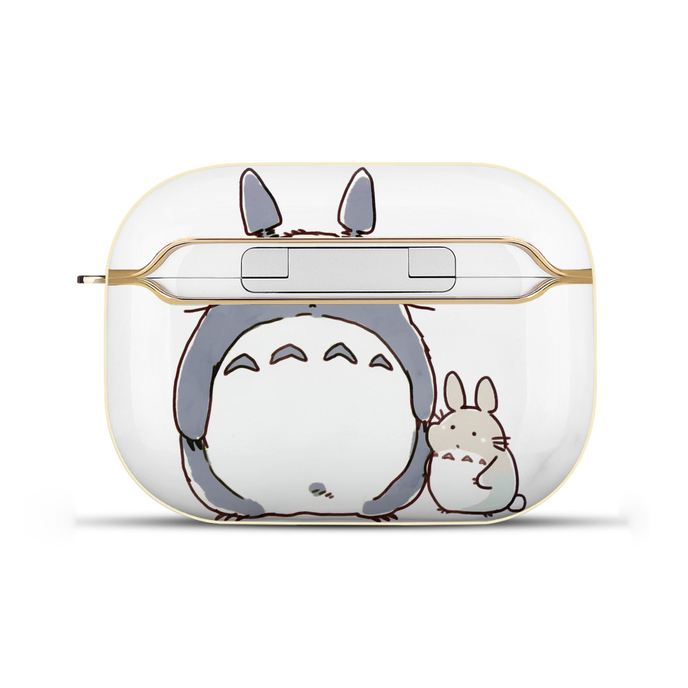 （画像用） となりのトトロ 草壁メイ 草壁サツキ My Neighbor Totoro Satsuki Kusakabe Mei Kusakabe 【AirPods Pro用】ハードシェル保護ケース｜耐衝撃・防指紋・カラビナ付き商品仕様