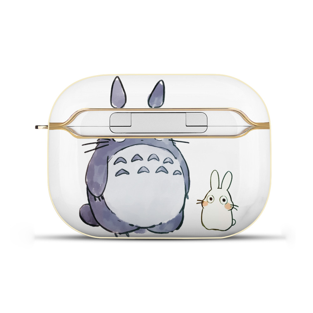 （画像用） となりのトトロ 草壁メイ 草壁サツキ My Neighbor Totoro Satsuki Kusakabe Mei Kusakabe 【AirPods Pro用】ハードシェル保護ケース｜耐衝撃・防指紋・カラビナ付き商品仕様