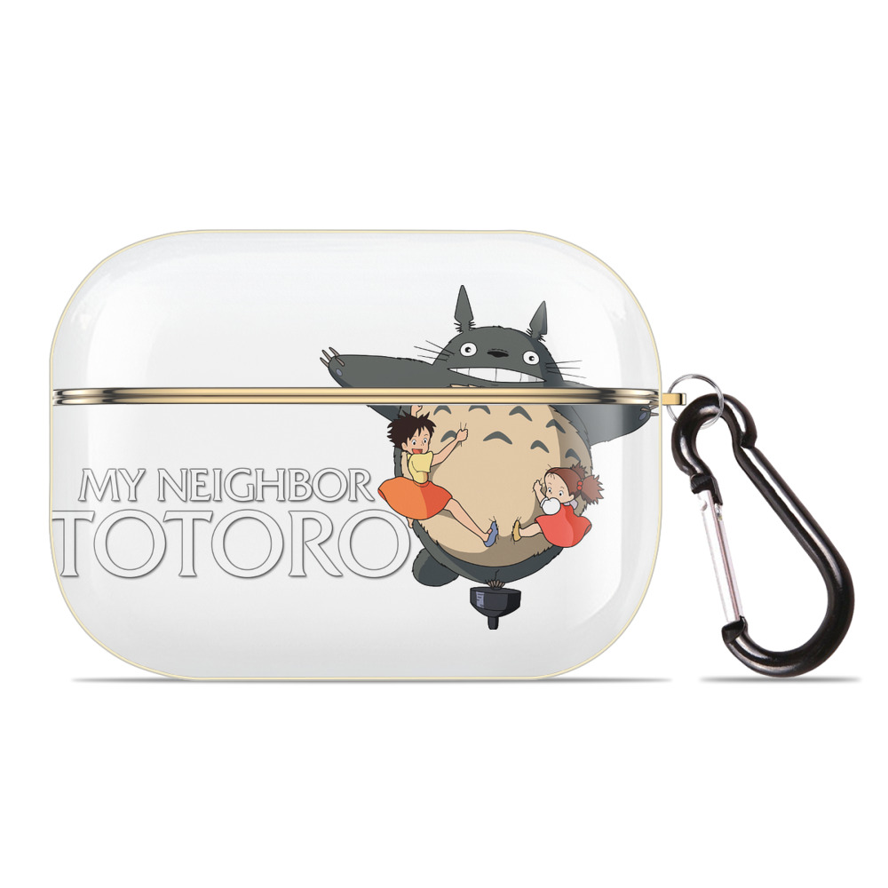 （画像用） となりのトトロ 草壁メイ 草壁サツキ My Neighbor Totoro Satsuki Kusakabe Mei Kusakabe 【AirPods Pro用】ハードシェル保護ケース｜耐衝撃・防指紋・カラビナ付き商品仕様