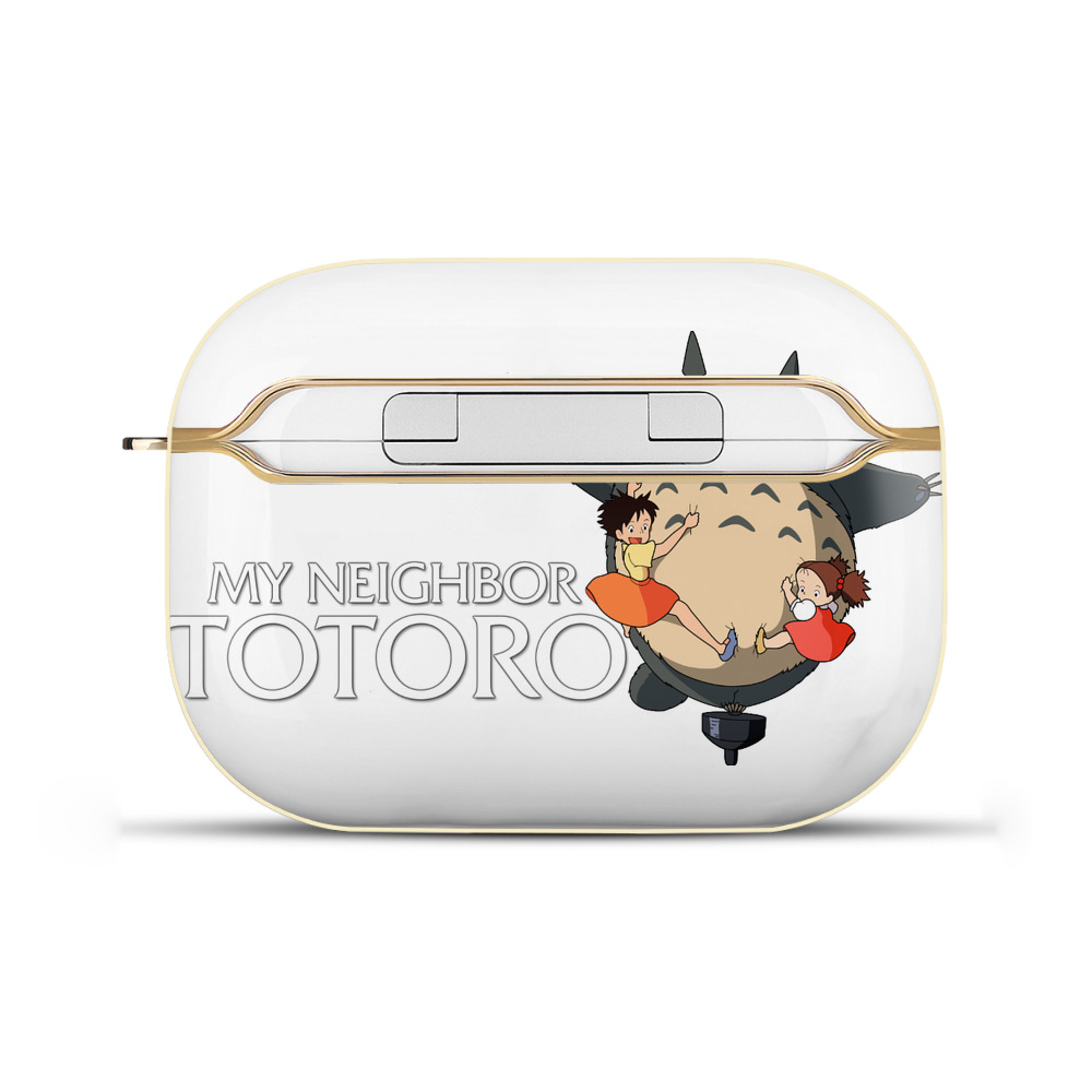 （画像用） となりのトトロ 草壁メイ 草壁サツキ My Neighbor Totoro Satsuki Kusakabe Mei Kusakabe 【AirPods Pro用】ハードシェル保護ケース｜耐衝撃・防指紋・カラビナ付き商品仕様