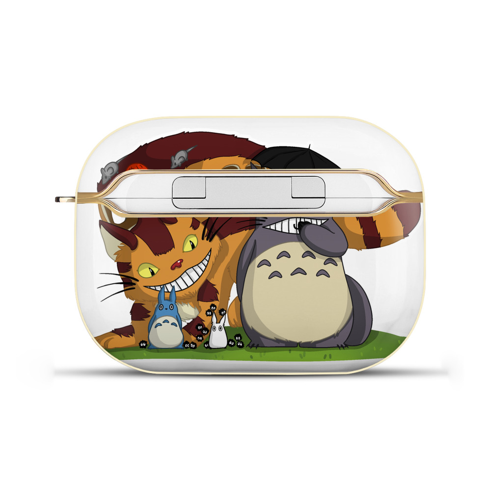 （画像用） となりのトトロ 草壁メイ 草壁サツキ My Neighbor Totoro Satsuki Kusakabe Mei Kusakabe 【AirPods Pro用】ハードシェル保護ケース｜耐衝撃・防指紋・カラビナ付き商品仕様