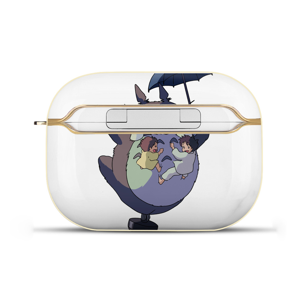 （画像用） となりのトトロ 草壁メイ 草壁サツキ My Neighbor Totoro Satsuki Kusakabe Mei Kusakabe 【AirPods Pro用】ハードシェル保護ケース｜耐衝撃・防指紋・カラビナ付き商品仕様