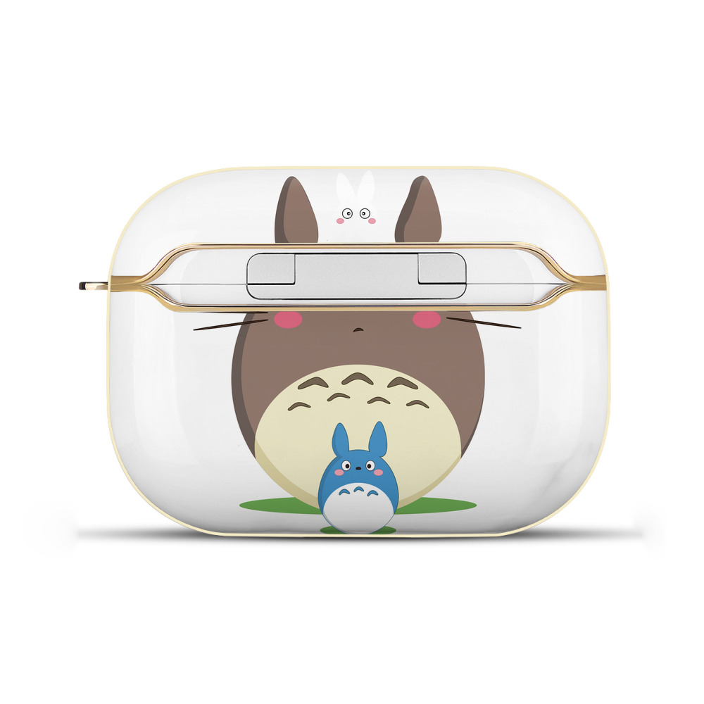 （画像用） となりのトトロ 草壁メイ 草壁サツキ My Neighbor Totoro Satsuki Kusakabe Mei Kusakabe 【AirPods Pro用】ハードシェル保護ケース｜耐衝撃・防指紋・カラビナ付き商品仕様
