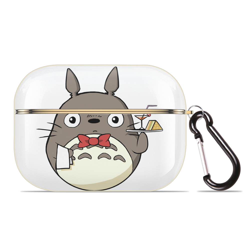 （画像用） となりのトトロ 草壁メイ 草壁サツキ My Neighbor Totoro Satsuki Kusakabe Mei Kusakabe 【AirPods Pro用】ハードシェル保護ケース｜耐衝撃・防指紋・カラビナ付き商品仕様