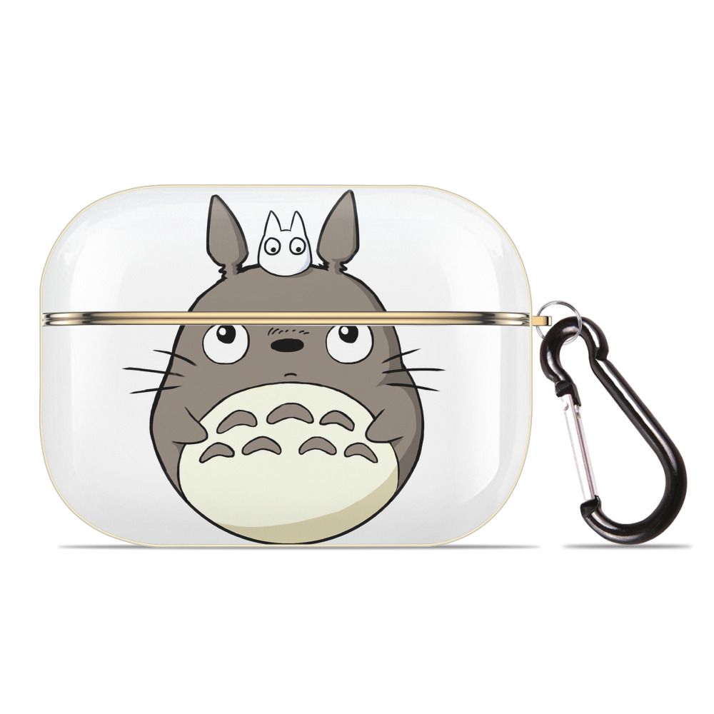 （画像用） となりのトトロ 草壁メイ 草壁サツキ My Neighbor Totoro Satsuki Kusakabe Mei Kusakabe 【AirPods Pro用】ハードシェル保護ケース｜耐衝撃・防指紋・カラビナ付き商品仕様