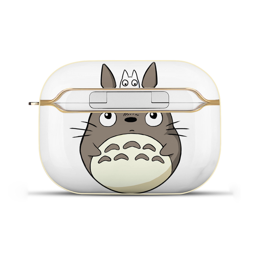 （画像用） となりのトトロ 草壁メイ 草壁サツキ My Neighbor Totoro Satsuki Kusakabe Mei Kusakabe 【AirPods Pro用】ハードシェル保護ケース｜耐衝撃・防指紋・カラビナ付き商品仕様