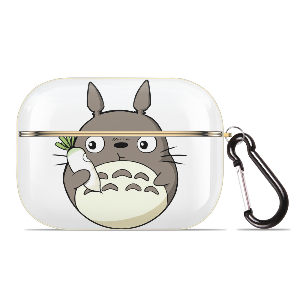 （画像用） となりのトトロ 草壁メイ 草壁サツキ My Neighbor Totoro Satsuki Kusakabe Mei Kusakabe 【AirPods Pro用】ハードシェル保護ケース｜耐衝撃・防指紋・カラビナ付き商品仕様
