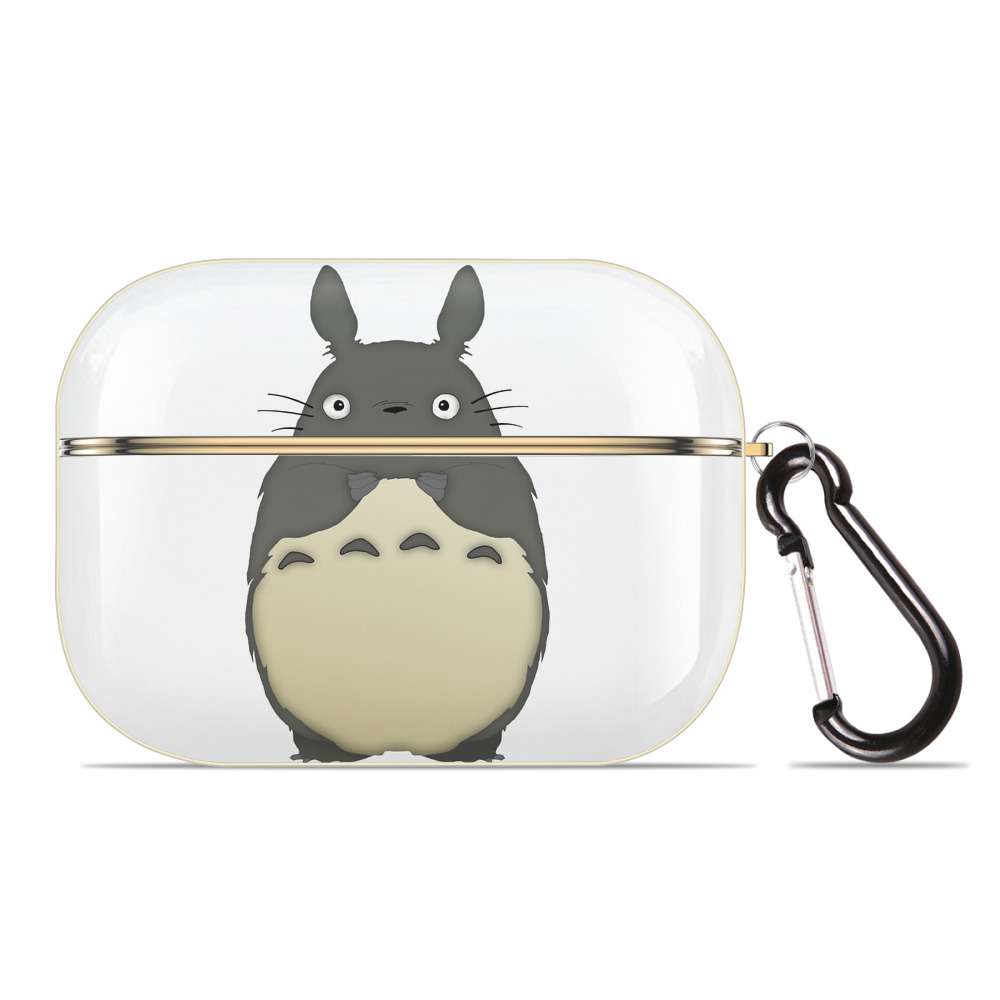 （画像用） となりのトトロ 草壁メイ 草壁サツキ My Neighbor Totoro Satsuki Kusakabe Mei Kusakabe 【AirPods Pro用】ハードシェル保護ケース｜耐衝撃・防指紋・カラビナ付き商品仕様