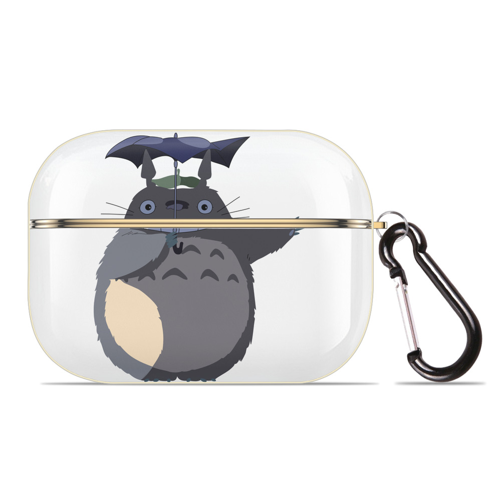 （画像用） となりのトトロ 草壁メイ 草壁サツキ My Neighbor Totoro Satsuki Kusakabe Mei Kusakabe 【AirPods Pro用】ハードシェル保護ケース｜耐衝撃・防指紋・カラビナ付き商品仕様
