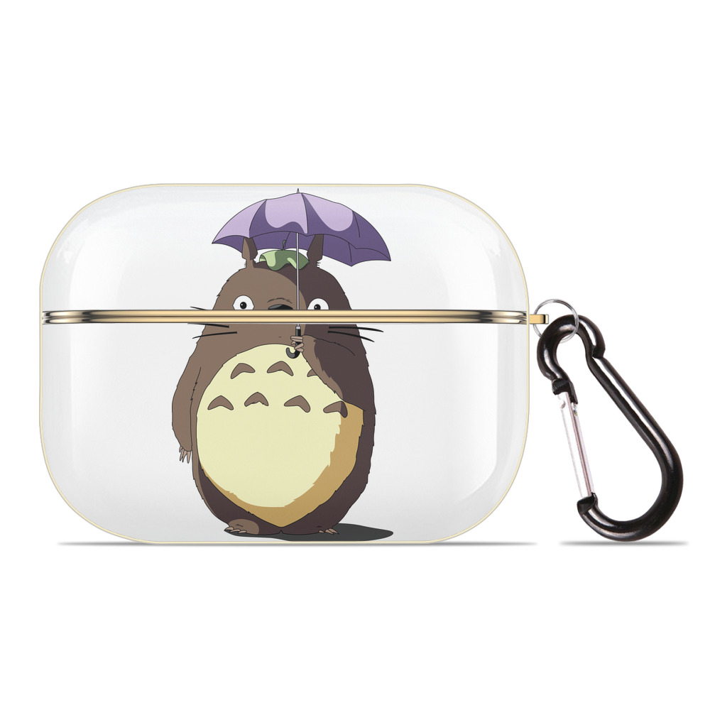 （画像用） となりのトトロ 草壁メイ 草壁サツキ My Neighbor Totoro Satsuki Kusakabe Mei Kusakabe 【AirPods Pro用】ハードシェル保護ケース｜耐衝撃・防指紋・カラビナ付き商品仕様