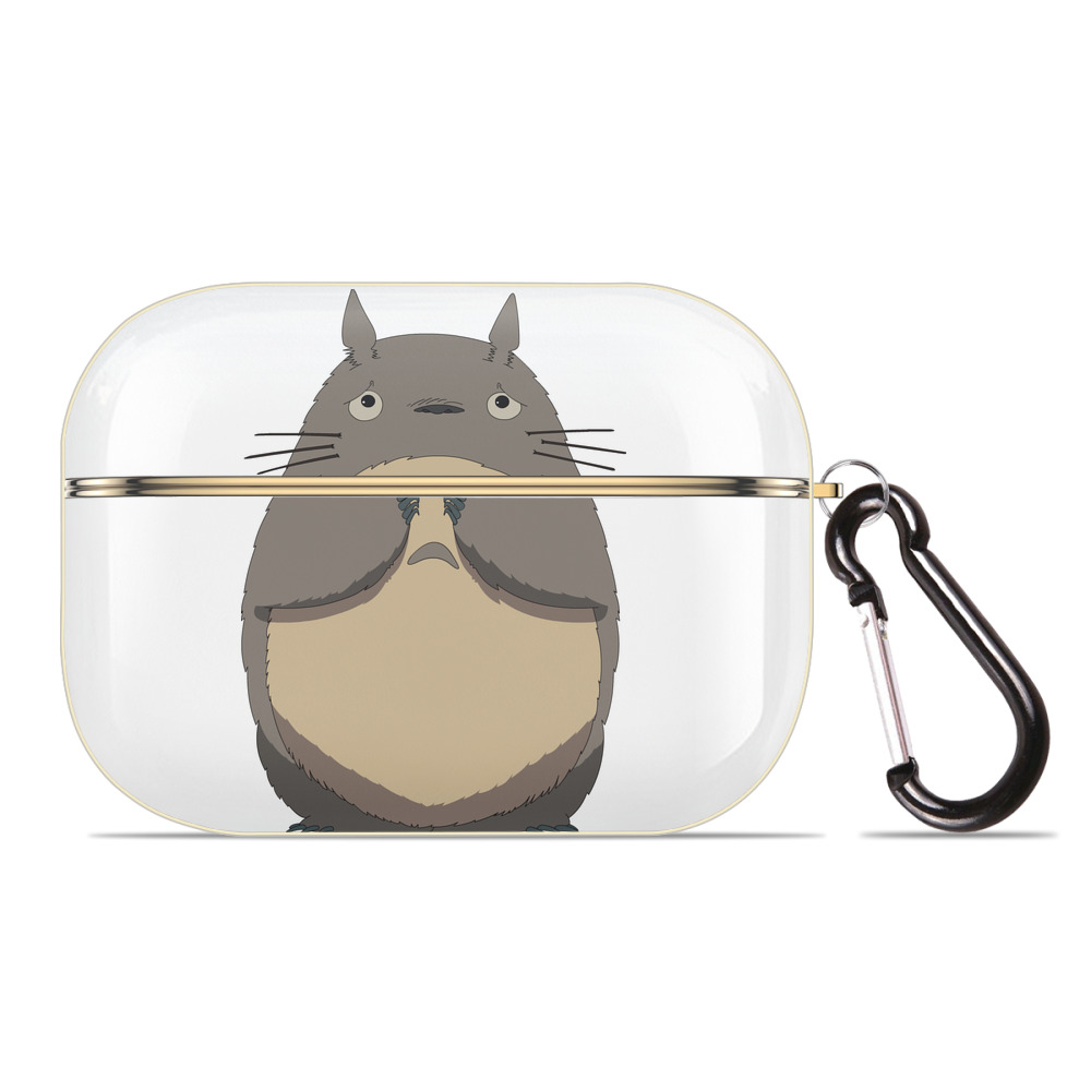 （画像用） となりのトトロ 草壁メイ 草壁サツキ My Neighbor Totoro Satsuki Kusakabe Mei Kusakabe 【AirPods Pro用】ハードシェル保護ケース｜耐衝撃・防指紋・カラビナ付き商品仕様