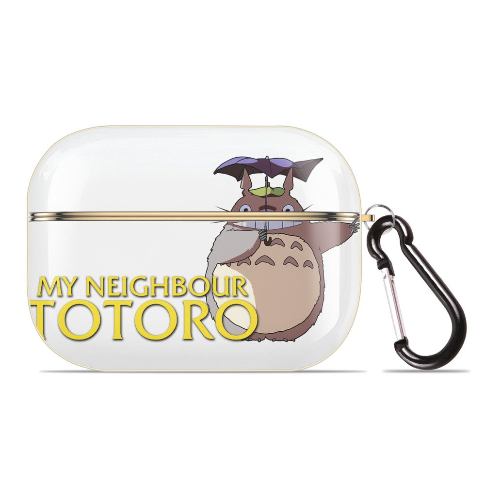 （画像用） となりのトトロ 草壁メイ 草壁サツキ My Neighbor Totoro Satsuki Kusakabe Mei Kusakabe 【AirPods Pro用】ハードシェル保護ケース｜耐衝撃・防指紋・カラビナ付き商品仕様