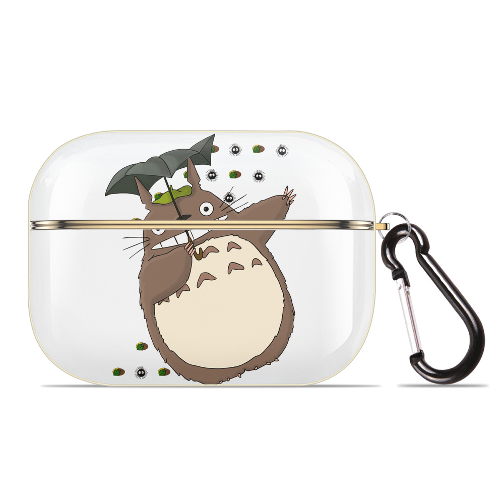 （画像用） となりのトトロ 草壁メイ 草壁サツキ My Neighbor Totoro Satsuki Kusakabe Mei Kusakabe 【AirPods Pro用】ハードシェル保護ケース｜耐衝撃・防指紋・カラビナ付き商品仕様