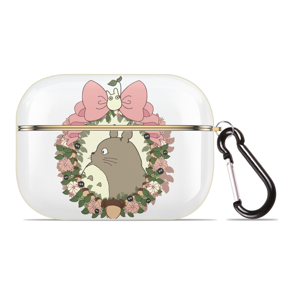 （画像用） となりのトトロ 草壁メイ 草壁サツキ My Neighbor Totoro Satsuki Kusakabe Mei Kusakabe 【AirPods Pro用】ハードシェル保護ケース｜耐衝撃・防指紋・カラビナ付き商品仕様