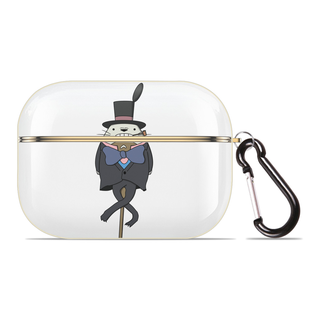 （画像用） となりのトトロ 草壁メイ 草壁サツキ My Neighbor Totoro Satsuki Kusakabe Mei Kusakabe 【AirPods Pro用】ハードシェル保護ケース｜耐衝撃・防指紋・カラビナ付き商品仕様