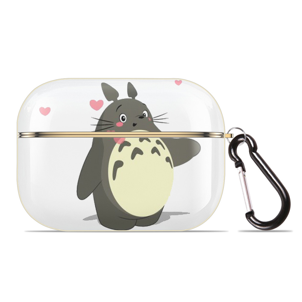 （画像用） となりのトトロ 草壁メイ 草壁サツキ My Neighbor Totoro Satsuki Kusakabe Mei Kusakabe 【AirPods Pro用】ハードシェル保護ケース｜耐衝撃・防指紋・カラビナ付き商品仕様