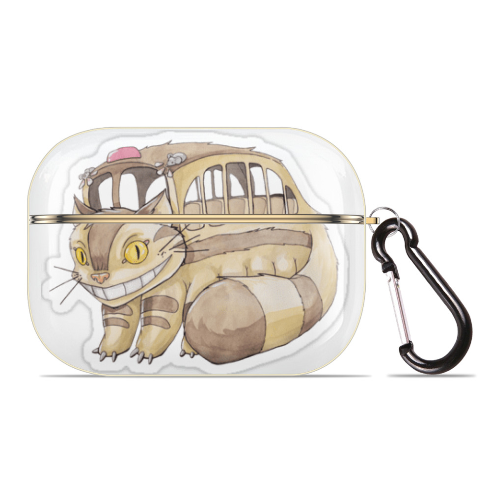 （画像用） となりのトトロ 草壁メイ 草壁サツキ My Neighbor Totoro Satsuki Kusakabe Mei Kusakabe 【AirPods Pro用】ハードシェル保護ケース｜耐衝撃・防指紋・カラビナ付き商品仕様